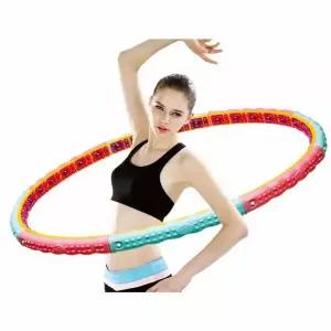 실내 허리운동 조립식 지압헬스후프 2.1kg