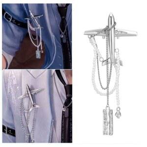 락핀 세트 러브 딥스페이스 칼렙 에어플레인 브로치 패션 주얼리 남녀 생일 선물 가방 라펠