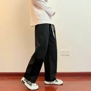 여름용 남성 허리밴딩 와이드 통바지 롱팬츠 4컬러 남자 바지