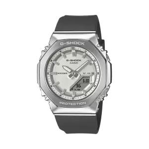 카시오 지샥 지얄오크 미니 메탈 화이트 여성 시계 GM-S2110-1A7DR