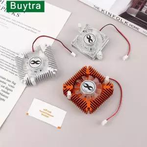 PC 컴퓨터 노트북 CPU VGA 비디오 카드 쿨러 냉각 선풍기 방열판 볼 그래픽 카드 선풍기 액세서리 1PC 55mm