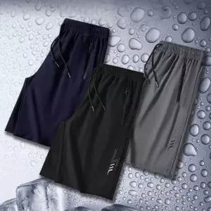 쿨링 기능 남성용 스포츠 헬스 운동용 아이스 반바지