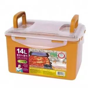 황토 발효용 밀폐 김치 저장 반찬 냉장 보관 용기