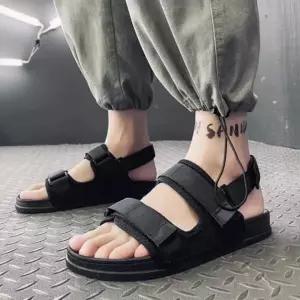 심플 스트랩 남녀공용 2컬러 여름 코지핏 슬리퍼 샌들