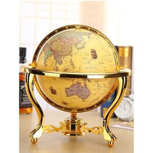 엔틱 지구본 럭셔리 아이디어 회전 인테리어장식 사무실 폭22CM 앤티크 학습 클래식