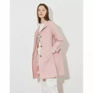 [하프클럽/데일리스트]비죠장식 하이넥 트렌치_MDBEB4S2141