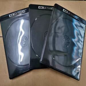 4K ULTRAD HD BDR 블루 레이 디스크 케이스 CD DVD 상자 플라스틱 접이식 6 PS4 PS5 5개/갑