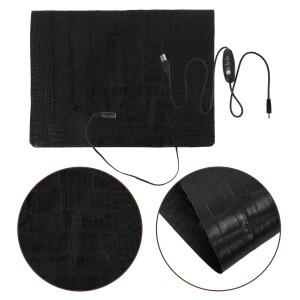 조절 가능 3단계 USB 애완동물 난방 패드 탄소 섬유 온열 매트 방수 휴대용 고양이개 파충류 강아지 소형