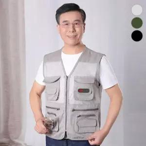 [셀러에이드]경량 아웃도어 메쉬 조끼 여름 등산 작업용 조끼