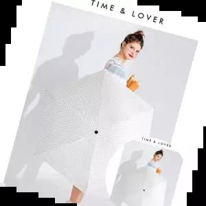 5단우산 타임앤러버 STRIPES 자외선차단 3단 5단 양우산