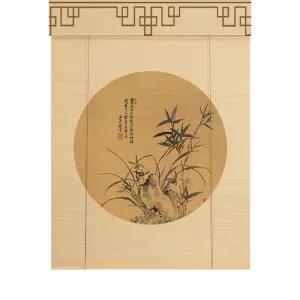 중국풍 대나무 롤스크린 가리개커튼 심플 원룸용