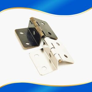 길이 30/41mm 철 빈티지 골동품 캐비닛 서랍 경첩 나무 가구 보석 선물 상자 황동 4개