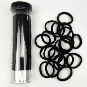 [골드스마일]WL 데일리 머리끈 20P 블랙 머리고무줄 무매듭 헤어끈