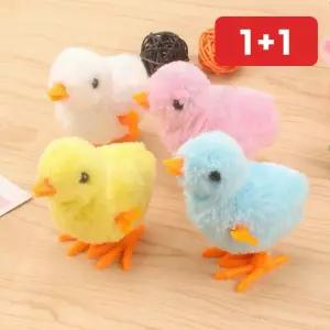 애완동물 장난감 태엽 병아리 움직이는 강아지 고양이