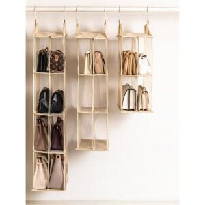 다층 패브릭 벽걸이 침실 가방 기숙사 정리용 옷장 수납 걸이식 정리함