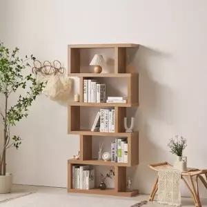 [히트가구] RG127 모듈 800 디자인 소형 5단 책장 2colors (착불)