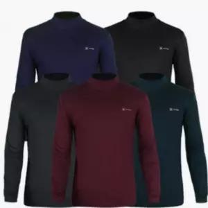 겨울 반목 폴라 티셔츠 기모 남자 여성 아동 긴팔 니트티 작업복 이너