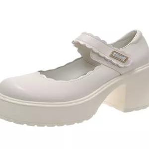 웨딩슈즈 키높이 통굽구두 레이스 가보시 웨딩드레스 웨딩촬영구두