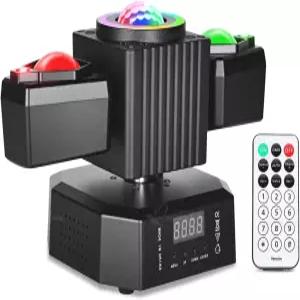 드림랜드 파티 디스코 라이트 볼 DJ 사운드 파티용 리모컨 스테이지 스트로브로 활성화 KTV 크리스마스