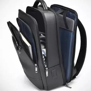 다수의 포켓으로 수납이 편리한 버클 사이드 손잡이 백팩 여행 출장 학생 비지니스 가방