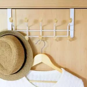 (상품선택 6구)문걸이 도어 후크 행거 훅 2종 무타공 모자 가방 걸이 방문 문 옷걸이 문에거는 고리 도어훅