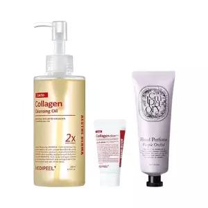 메디필 레드락토 콜라겐 클렌징오일 2.0 200ml + 15ml 세트 + WB 퍼퓸 핸드크림 70ml