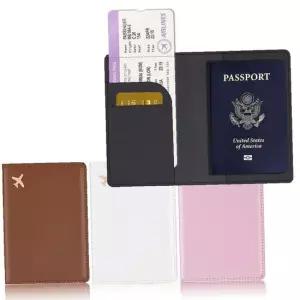 모던가죽 여권지갑 고급PU가죽 카드수납 여권케이스