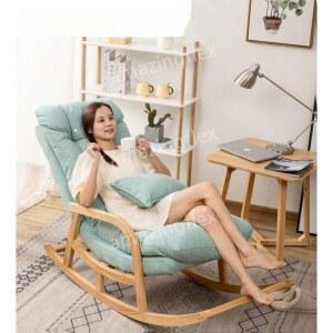 흔들 암체어 거실 의자 휴식 쇼파 1인용 체어 수유 스윙체어