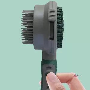 강아지 마사지 비숑 포메라니안 브러시 그린 관리 털 빗그린 빗질용품 털관리 슬리커wxy723