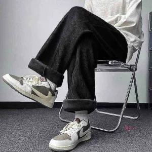 기모 여성 골덴 밴딩 안감 외출 바지 겨울 허리wxy859