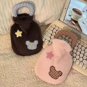 따뜻한 배 보온 허리 온수핫팩 물주머니 고리 핸들 휴대용 손난로주머니 겨울 배찜질bcd590