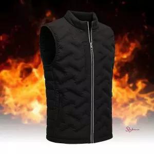 겨울 보온 열선 방한 패드 패딩 발열 온열 조끼 아웃도어klm076