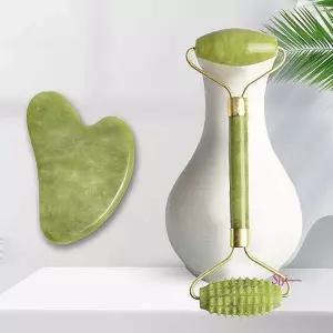 피부관리 돌기형롤러 마사지 괄사세트 옥uvw044