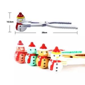 KC인증-눈사람 뭉치 스노우 메이커제조기 집게 싸움 장난감 볼메이커 겨울용품 눈틀 모래놀이 만들기