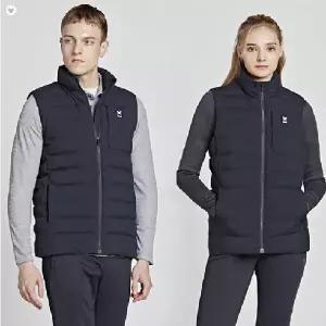 [공장직영 티공장]엠리밋 패딩조끼  LGSWV17362 겨울 남녀공용 히트엠 베스트 네이비