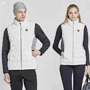 [공장직영 티공장]엠리밋 패딩조끼  LGSWV55510 겨울 남녀공용 히트엠 스포츠 베스트 화이트