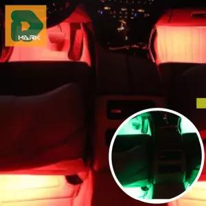 분위기 자동차무드등 간편설치 실내등 튜닝용품 감성조명 4바 풋등 12V LED바 레드 차량인테리어