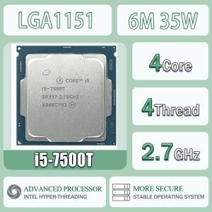 Xeon I5-7500T 2.7GHz 4코어 4스레드 CPU 서버 6M 35W I5 데스크탑 프로세서 인터페이스 소켓 LGA 1151
