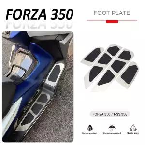 Forza 350 발판 스텝 풋 패드 페달 플레이트 풋 페그 혼다 호환 Forza350 NSS350 FORZA NSS용 바이크 오토
