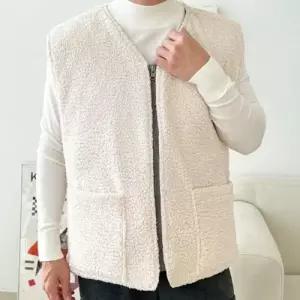 남성용 겨울용 플리스 조끼 아우터 WFLM2YD