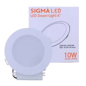LED매입형등기구 SIGMA LED 100MM 10W 4000K LFD-10W LFC-10
