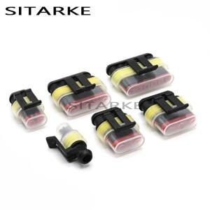 10피스 123456 핀 방식 PA66 AMP Superseal 1.5 커넥터 블라인드 더스트 캡 커버 282087 -1