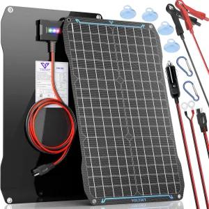 볼셋 30W 12V 태양광 패널 키트 휴대용 배터리 충전기 유지보수기 방수 트리클 자동차 보트 모터사이클
