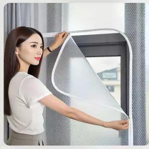 지퍼형 창문 뽁뽁이 난방 보온 투명 에어캡 시트 단열