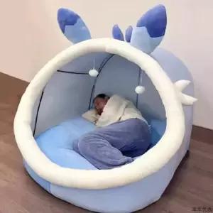 초대형 인간둥지 대형 은신처 하우스 겨울 개집 동굴