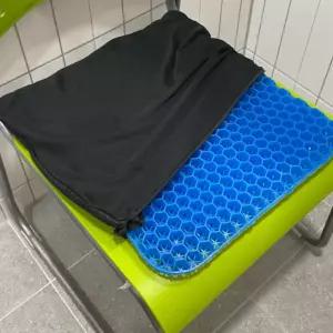 실리콘방석 사각 벌집모양 메쉬커버 간편세척