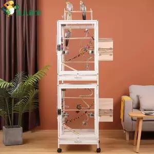 이동식 케이지 투명 실내 고양이 새 하우스 날림장