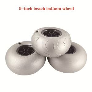 PVC 풍선 카약 트롤리 휠 해변 팽창식 비치 공압 타이어 9 인치 2 개