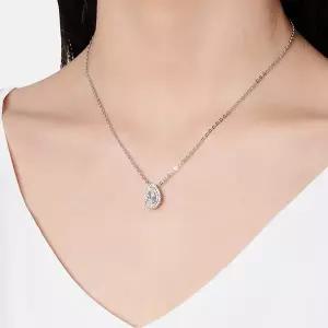 [로이드](센텀시티점)18K 1캐럿 헤일로 다이아몬드 목걸이 LND24045D