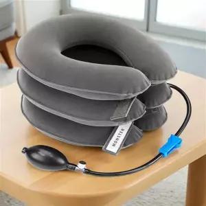 목견인 치료기 가정용 견인기 거북목 경추 관리 튜브형